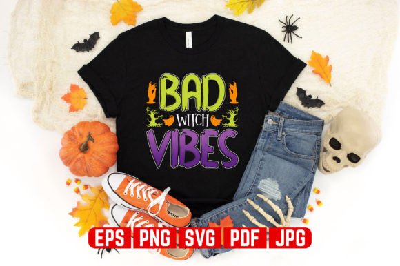 Bad Witch Vibes: A Halloween T-Shirt Design Review