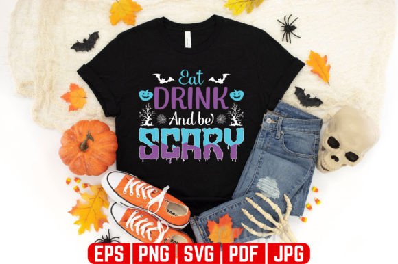 Be Scary Halloween T-shirt Design: A Graphic Asset Review