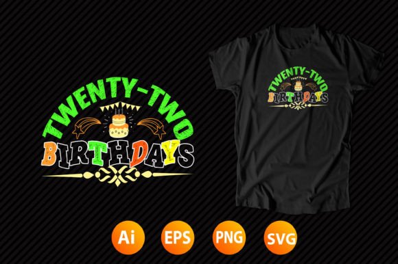 Birthday T-shirt Design 17: A Versatile Graphics Asset