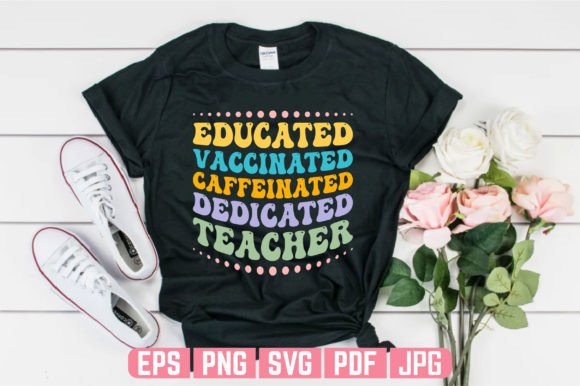 Educated Teachers Day T-shirt Design