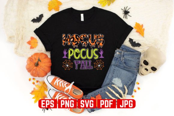 Hocus Pocus Halloween T-shirt Design: A Graphics Gem