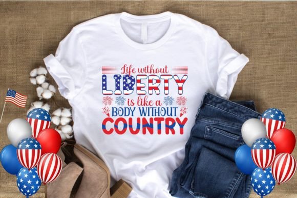 Life Without Liberty T-shirt Design: A Graphic Template Gem