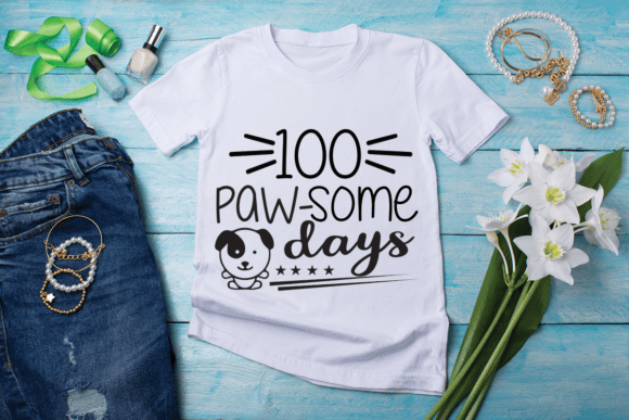 Paw Some Days: A Perfect SVG T-Shirt Design for Local Brands
