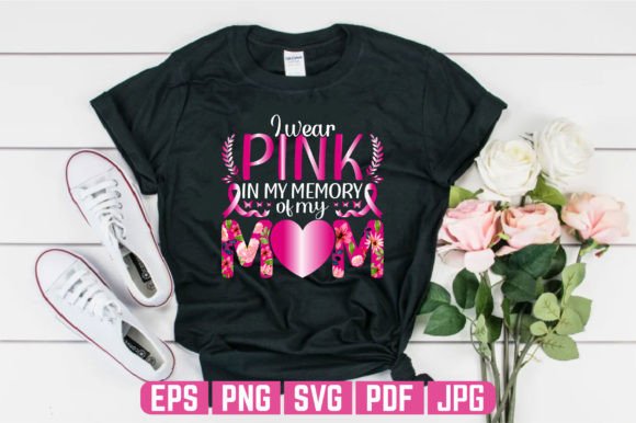 Review: I Wear Pink Cancer T-shirt Graphics for Crafting