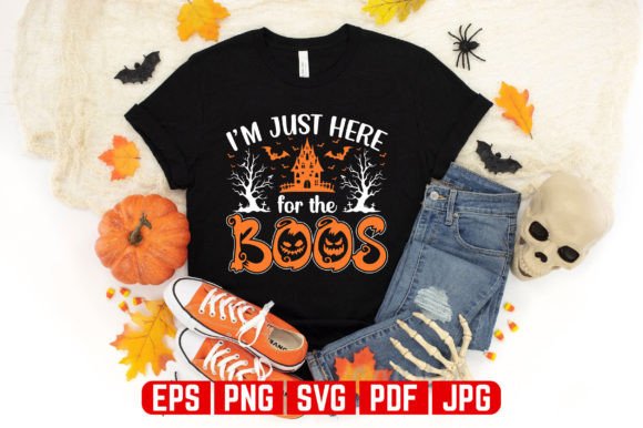 Review of The Boos Halloween T-shirt Design