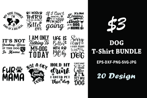 Reviewing Dog T-Shirt Bundle for Creative Projects