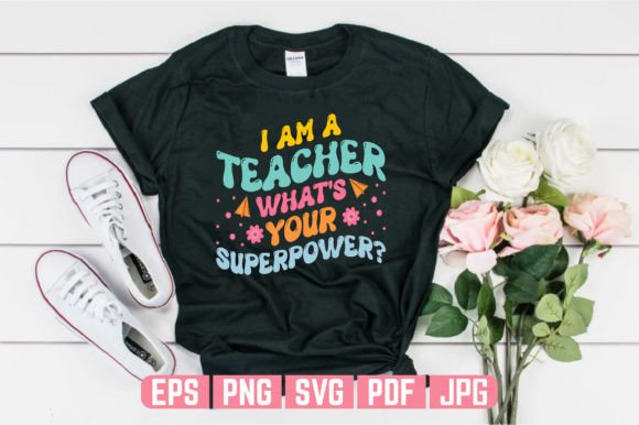 Superpower Teachers Day T-shirt Design