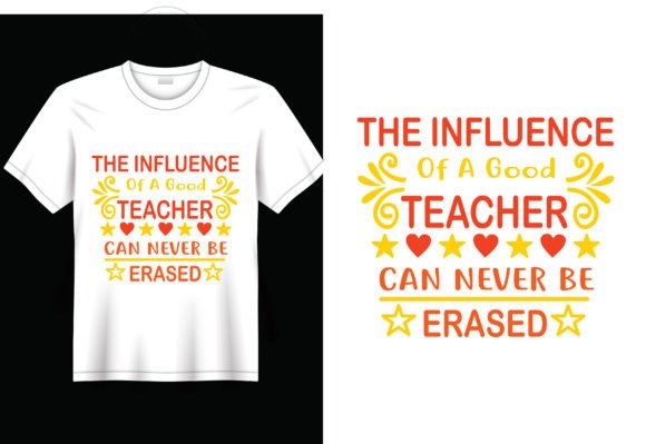 Teacher Typographic T-Shirt Design: A Versatile Graphic Asset