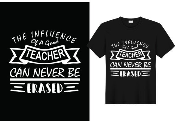 Teachers Typographic T Shirt Design: A Versatile Graphic Asset
