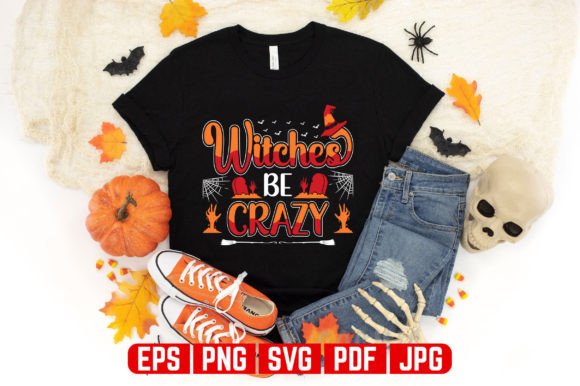Witches Be Crazy T-Shirt Design: A Graphics Review